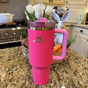 Authentic Stanley pink parade 40oz quencher